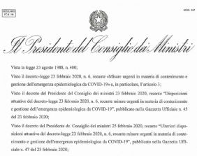 I provvedimenti emergenziali della P.A. recepiti a livello di norma primaria: “legificazione” o mero rinvio?